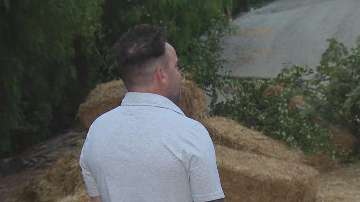 Man gets emotional seeing RPV family home damaged